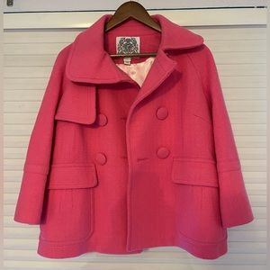 Hot pink wool jacket